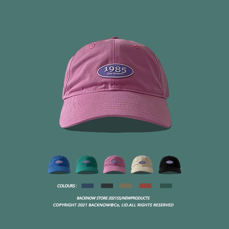 BACKNOW帽子女2021新款网红字母鸭舌帽韩版ins春夏软顶遮阳棒球帽62细节图