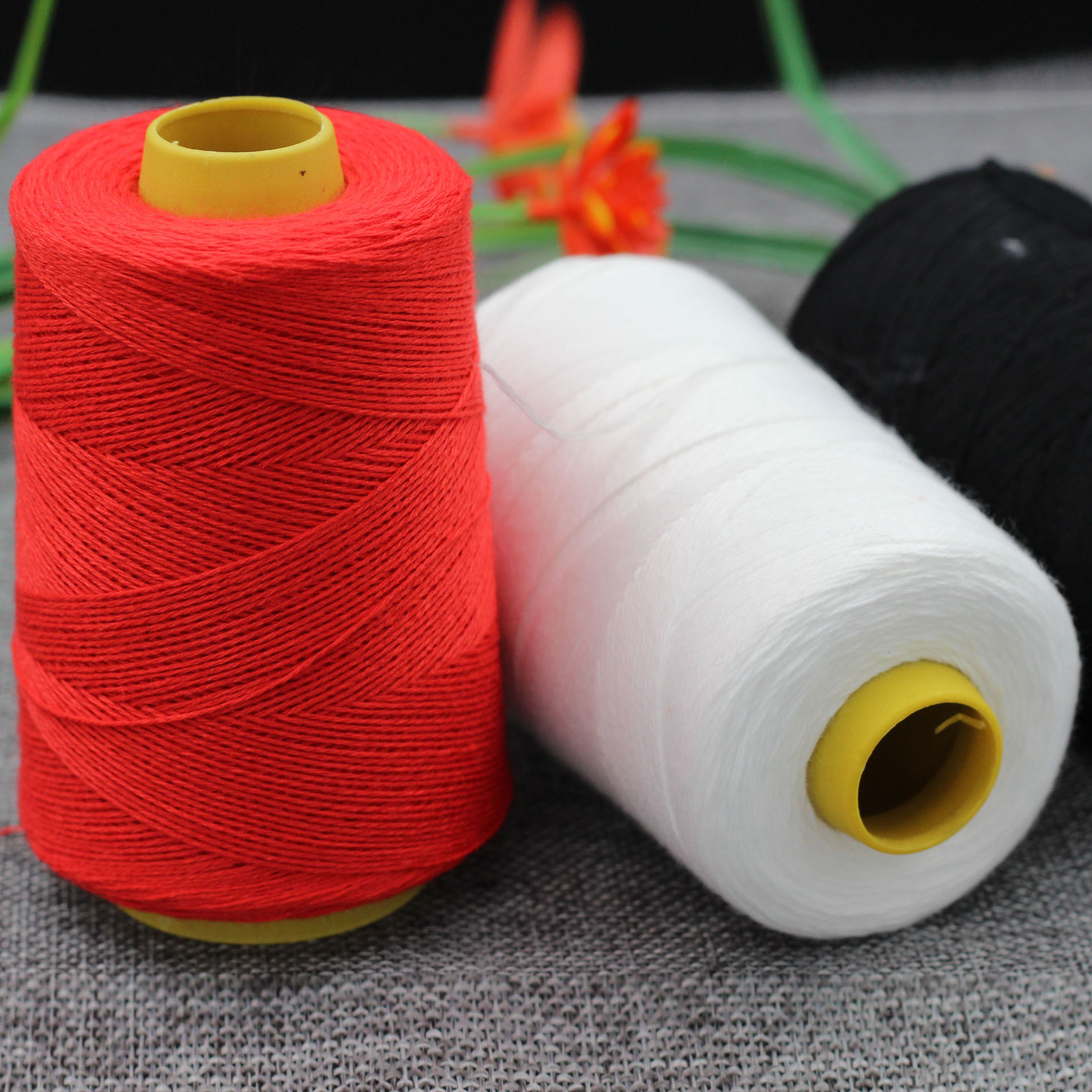 手工缝衣被子线黑白红棉被缝纫线家用手工线彩色粗线手缝针线批发产品图