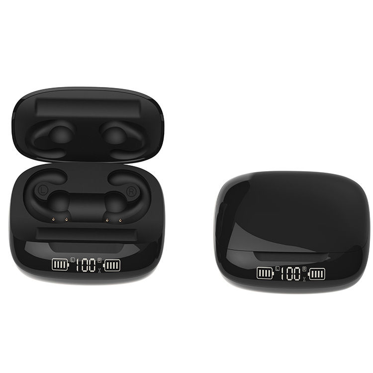 AEMAX true wireless Bluetooth headset small binaural painless 2021 new digital black technology