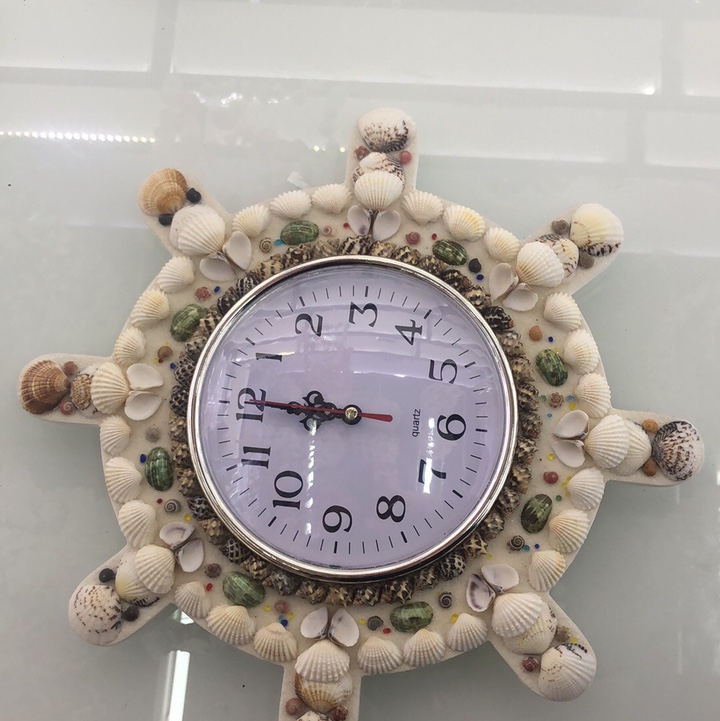 工艺品贝壳摆件贝壳挂钟海洋系列工艺品贝壳海洋