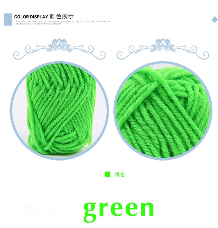 Factory direct sales of hand-knitted scarves made of acrylic wool from Europe and America, crochet hooks, medium and thick cotton balls wholesale have entered the hot sales stage detail image 4
