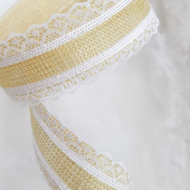 Gold thread hemp lace, DIY making, Christmas, toys, clothing, craft, festival, jewelry, stationery, cards, packaging, all kinds of factory products can be connected with ee