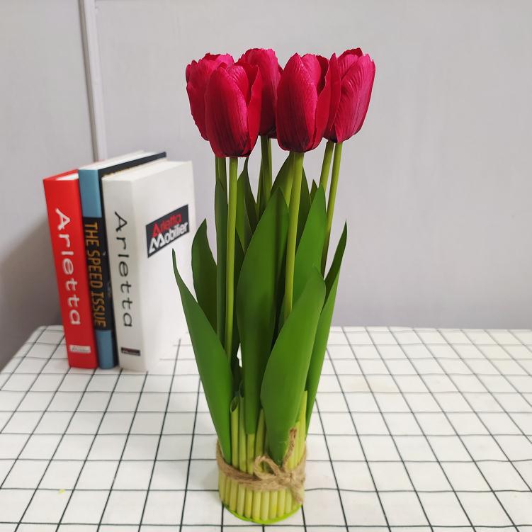 Light luxury simulation potted plants and bonsai home decoration items, coffee tables, TV cabinets, dining table top decorations details Picture