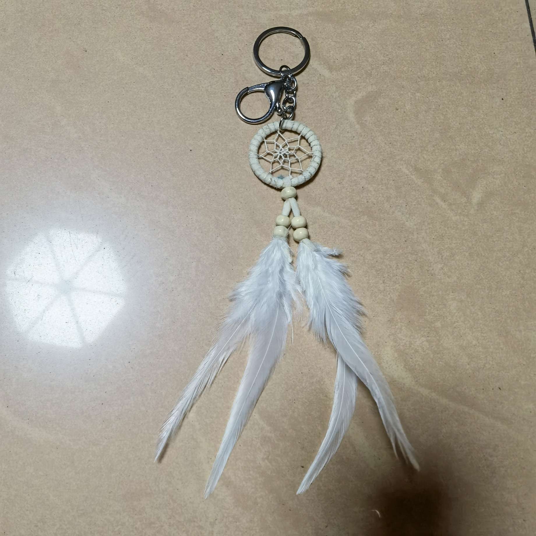 印第安捕梦网挂饰羽毛捕捕梦网风铃吊饰女生房间装饰生日礼物A new详情图10