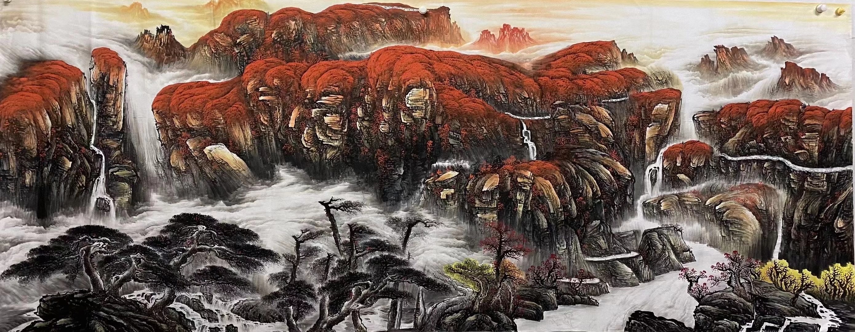 رسم 160x400 رسم وطني يدوي Application Scenario