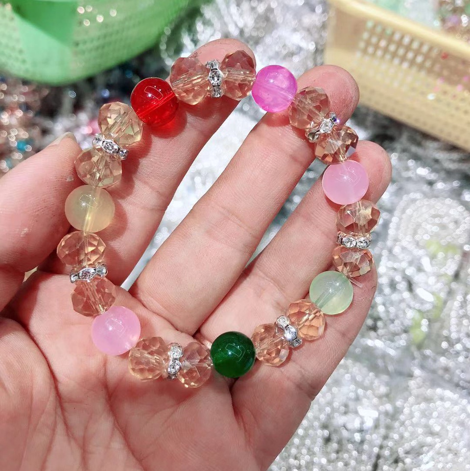 果冻珠水晶手链时尚简约韩版大方多彩手串鸿涛饰品-015