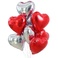 铝膜气球 18寸心形组装8件套装 各种派对节日生日婚庆房间装饰用品 1212店 可订做产品图