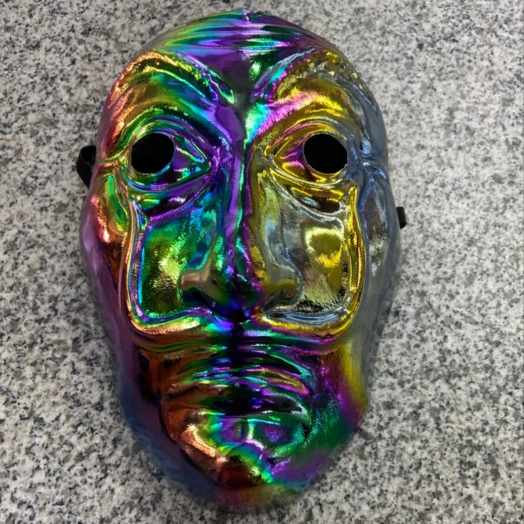彩色渐变达利面具