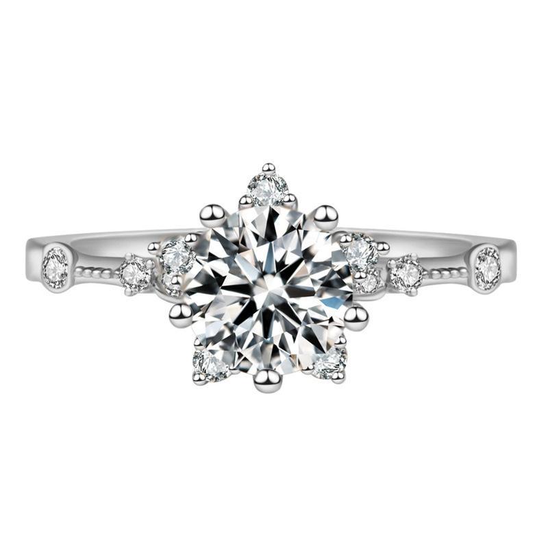 Small vintage lace open ring Fashion personality niche design ring