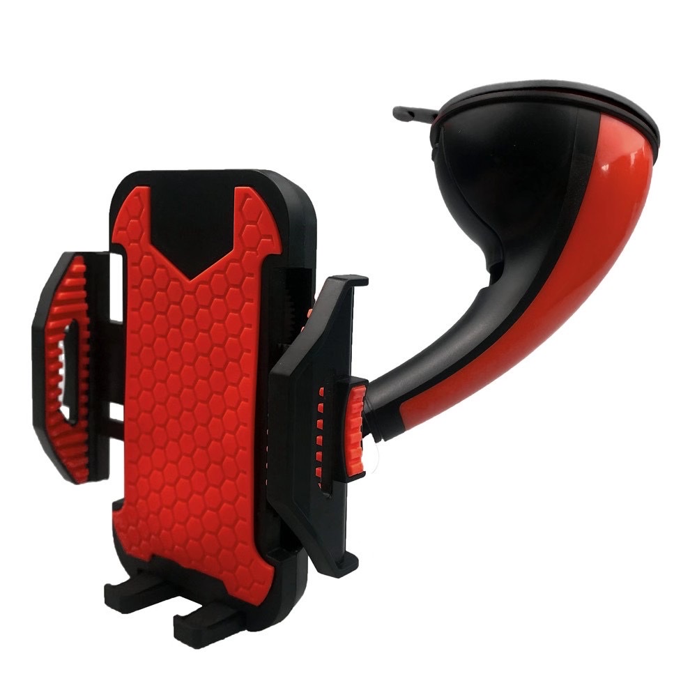 新款可伸缩吸盘式 手机支架 汽车手机导航支架桌面支架白底实物图