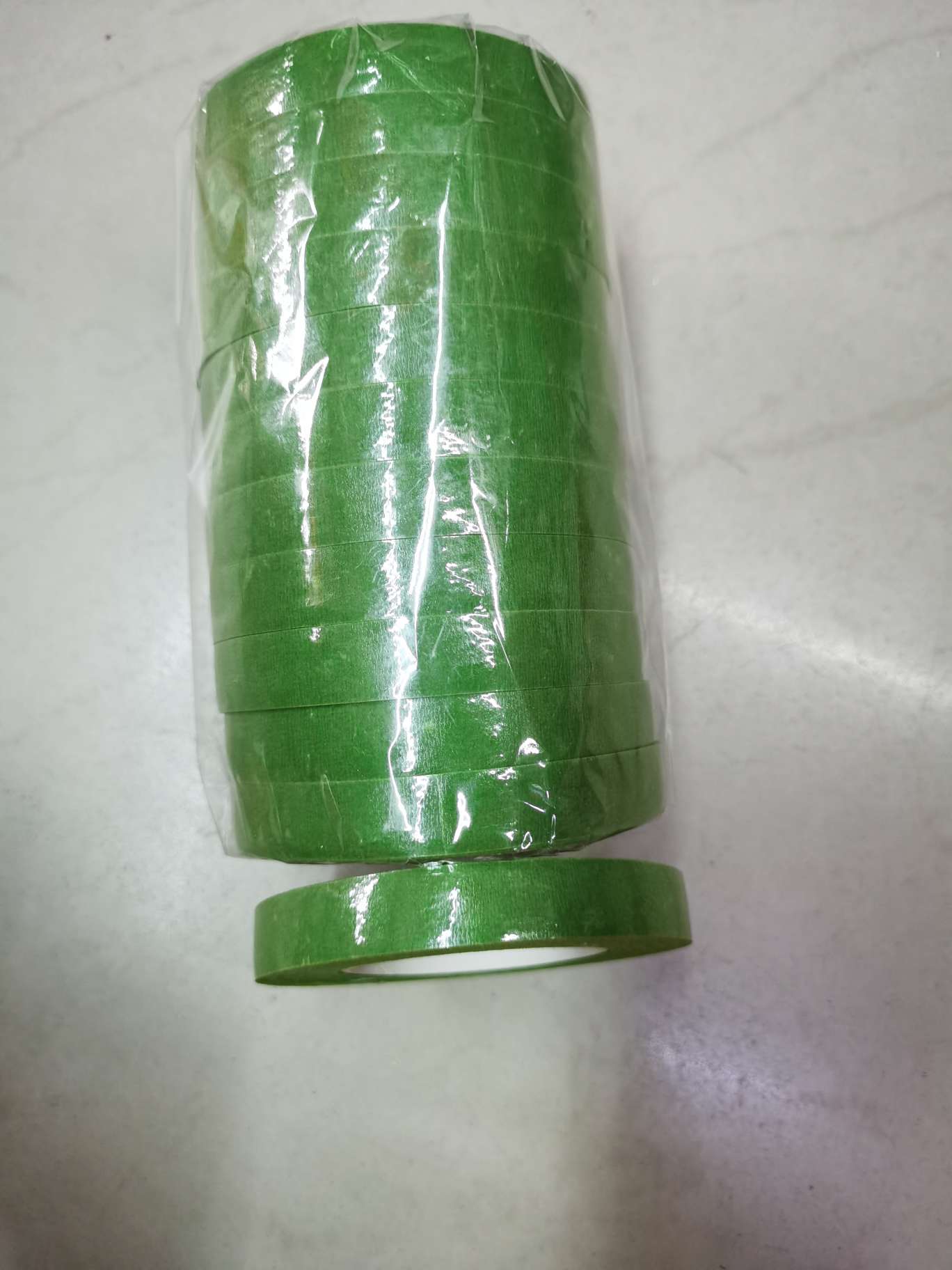 The tape is light green Specification image