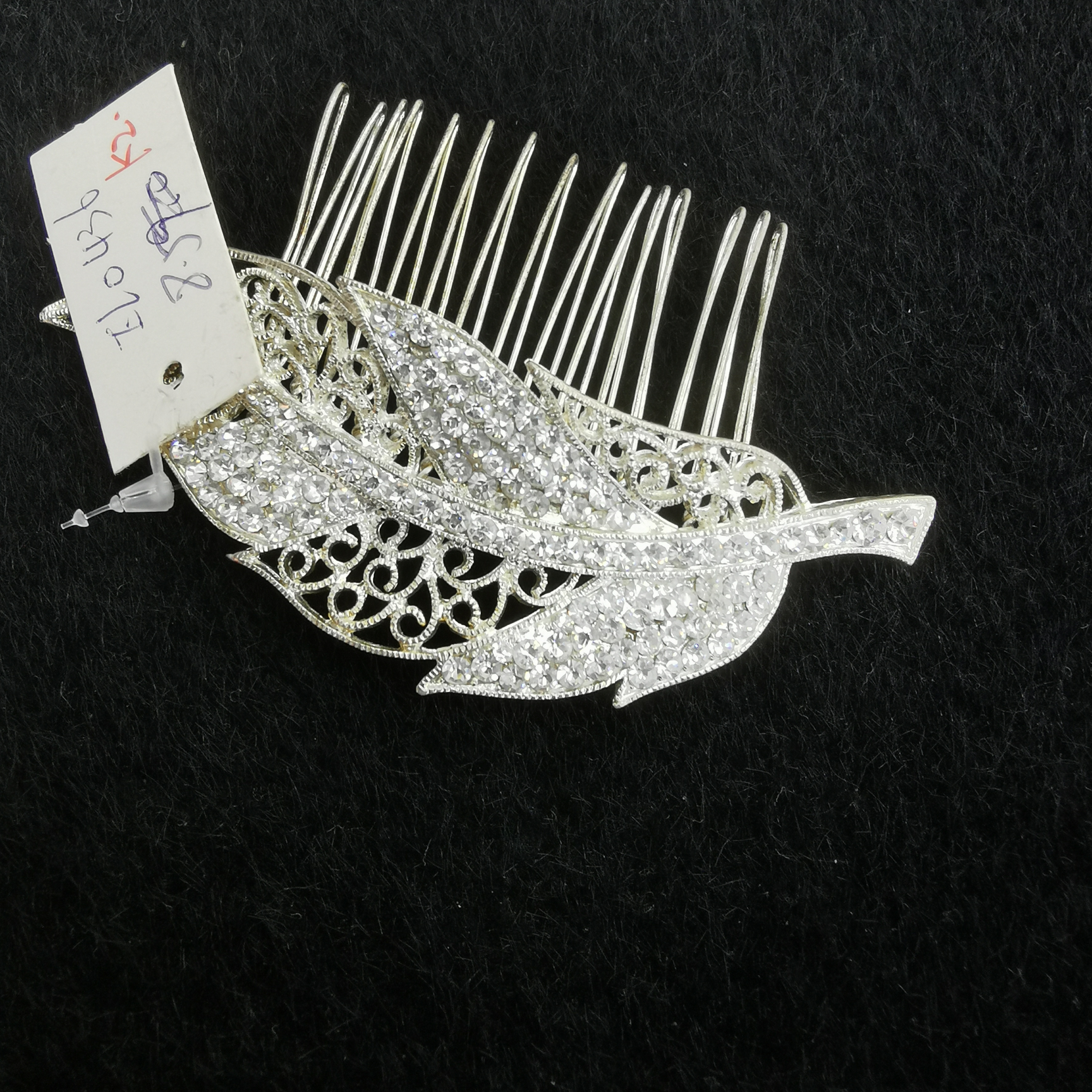 Sparkling rhinestone hair comb Hairpin comb dinner dress accessories styling headpiece