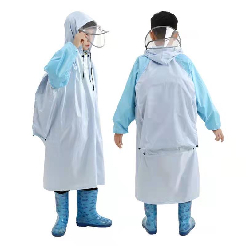 雨衣雨披批发货号1209儿童款PVC雨衣，适用于徒步，旅游等使用。详情图1