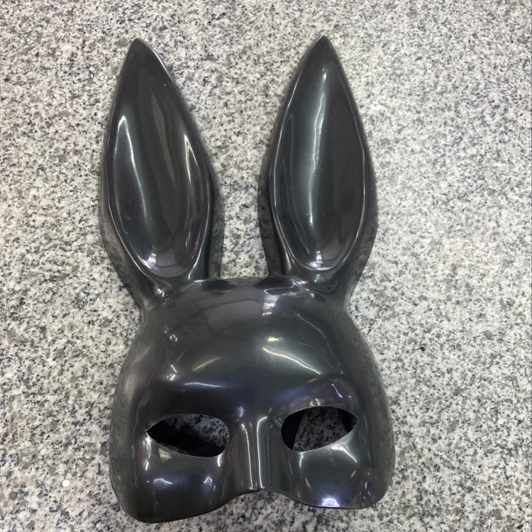 黑色兔子面具