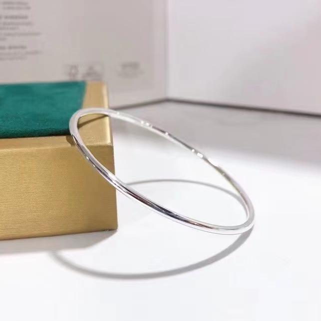 纯银光圈走量手镯