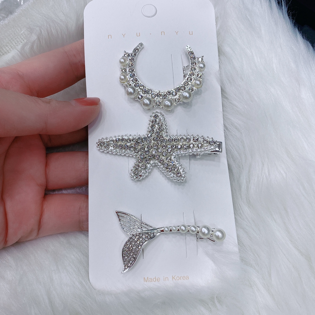 韩国东大门水钻发夹刘海夹发饰鸭嘴夹弹簧夹女生侧边