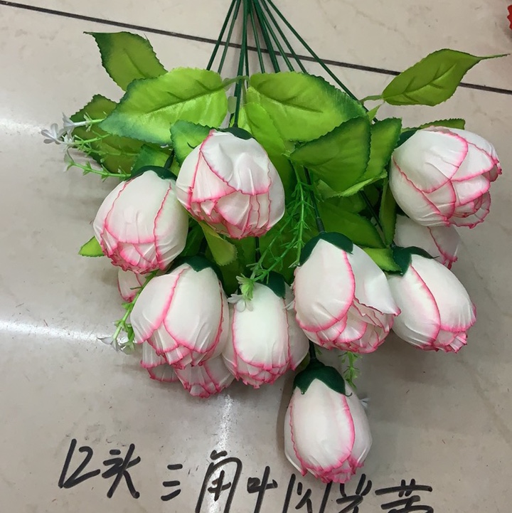 仿真花束客厅室内外装饰假花摆件花瓶插花束摆设塑料假花艺