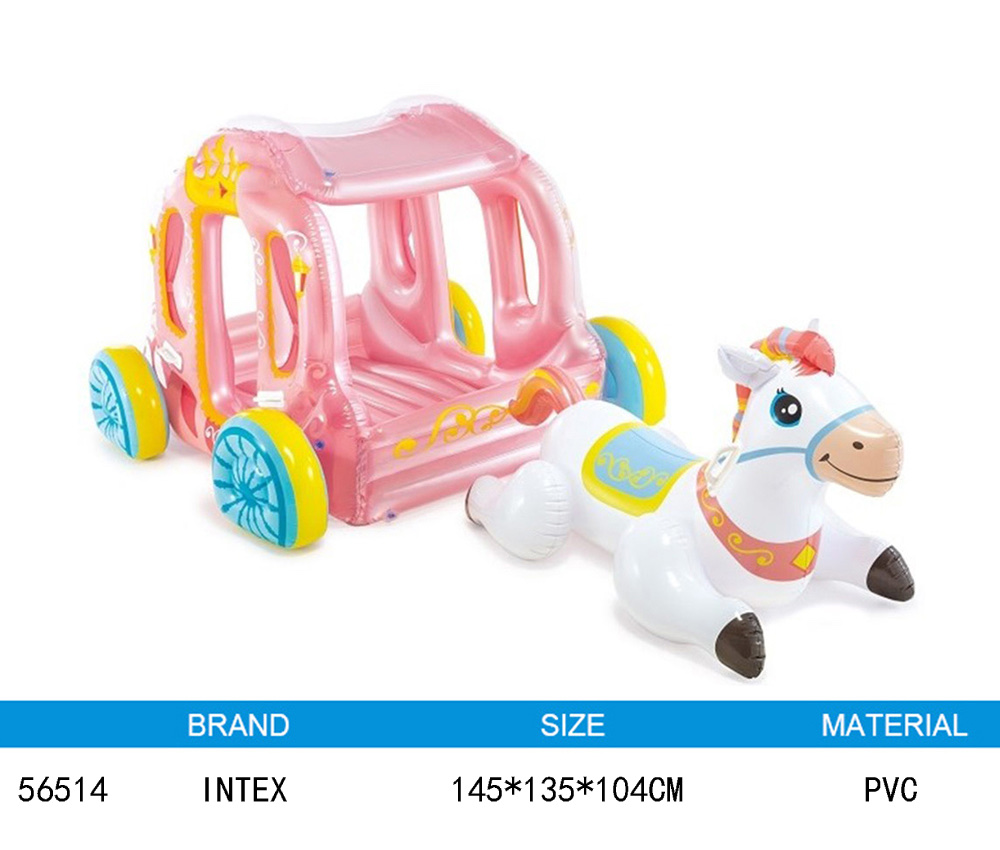 INTEX baby inflatable toys, Princess carriage toy house, water assistance detail image 2