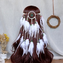 羽毛发带，头饰，复古民族风，波西米亚风，景区度假产品