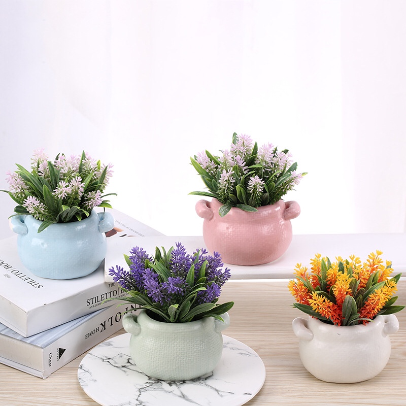 Nuevo juego de flores de simulación para colocar la decoración