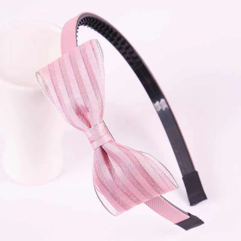 Striped bright pink