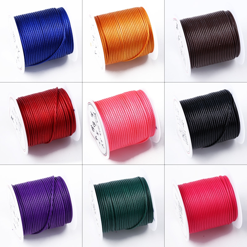 Wax thread non-loose strands net red 6 strands polyester material can be sintered round wax thread hand stitched leather thread 75