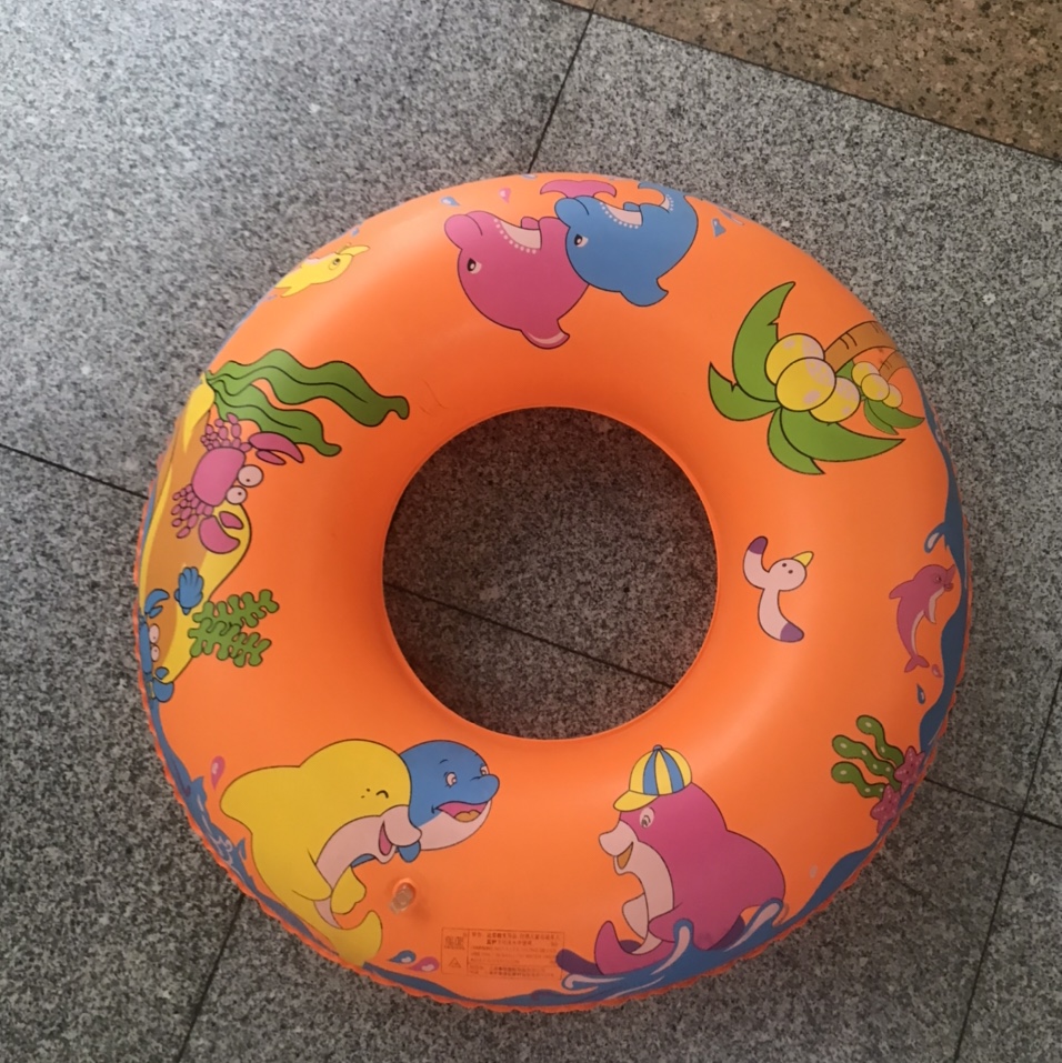 Wholesale of 100 solid color swimming ring toys