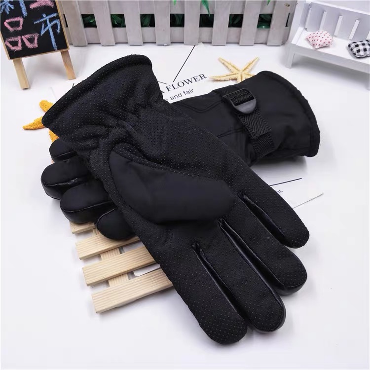 Winter men's thick cotton gloves warm and cashmere Korean version riding security property outdoor