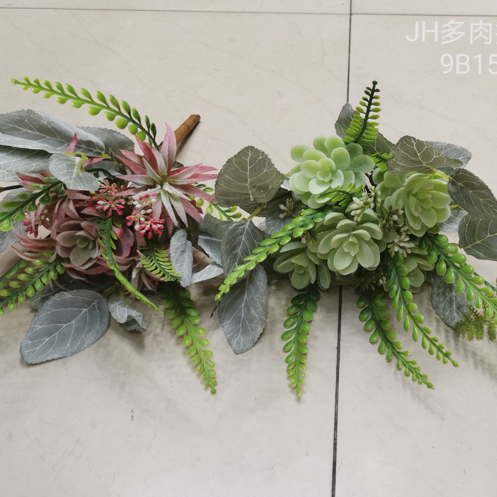Vine leaf plants, artificial flowers, artificial flowers, flower arrangements, bonsai, living room, hotel, wedding, video recording, decoration, tree planting, artificial succulents
