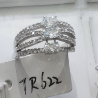 Silver ring looks 5