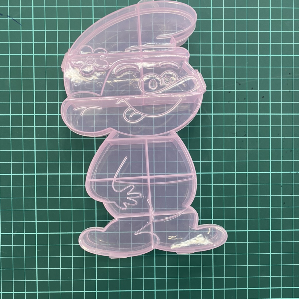 方圆收纳盒 蓝精灵