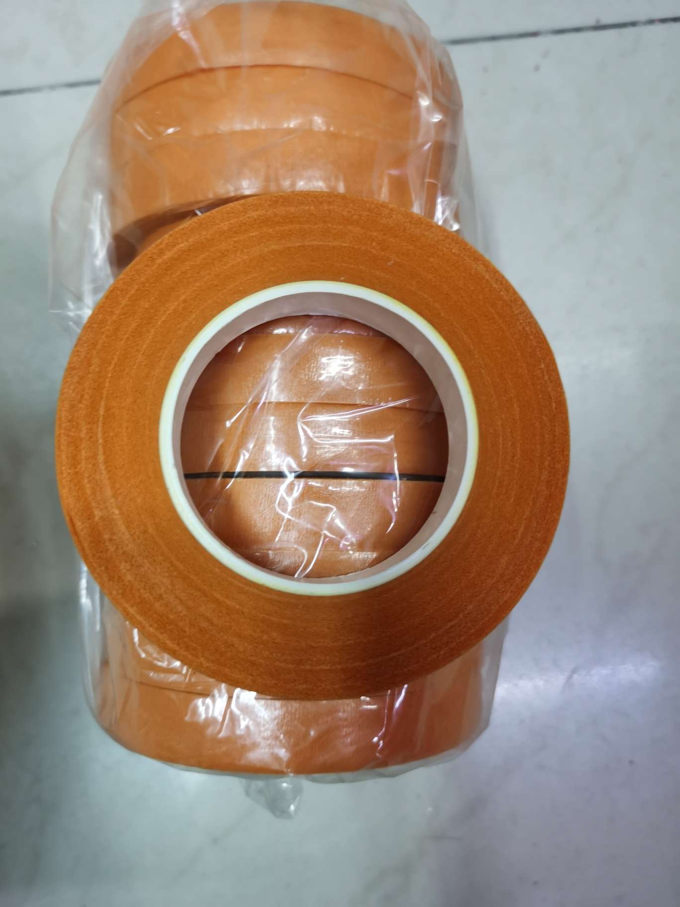 The tape is orange detail image 1