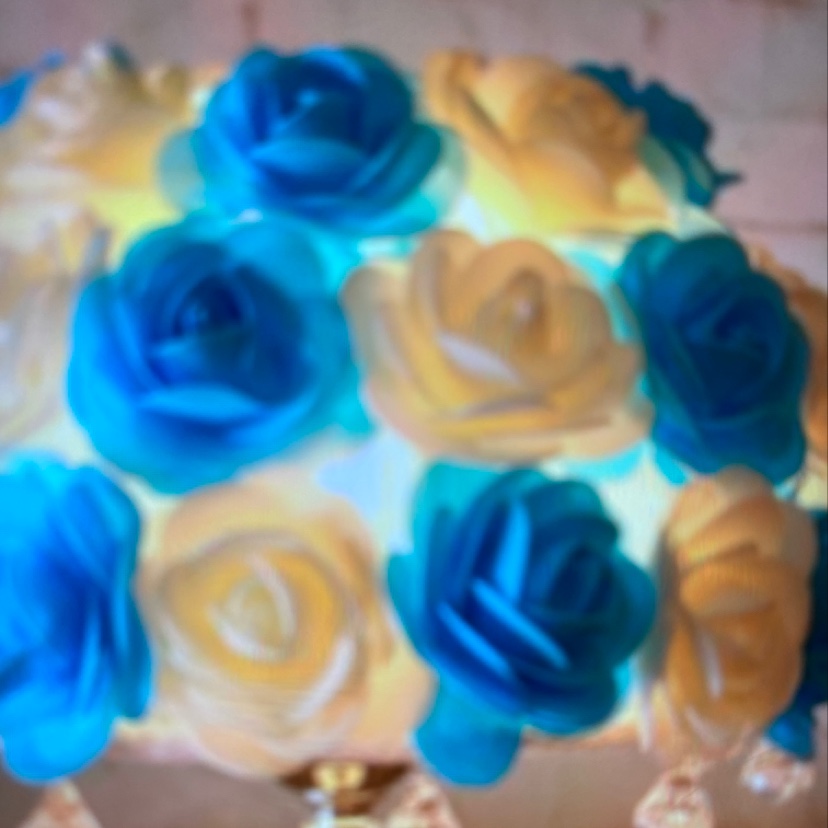 Aroma lamp 4530 Qixi Rose table Lamp, Creative wedding gift, Princess Wedding room, Changming Decoration, Warm bedroom, bedside lamp 1 details Picture