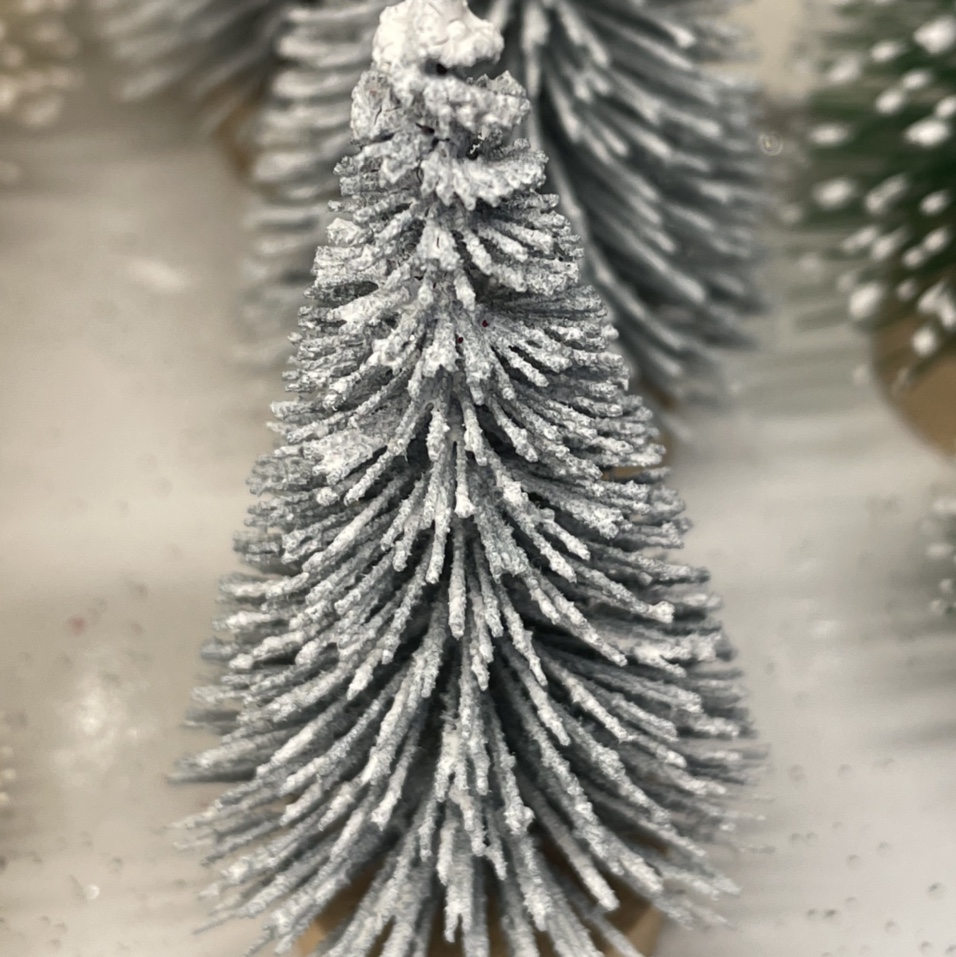 8cm植雪树（白）