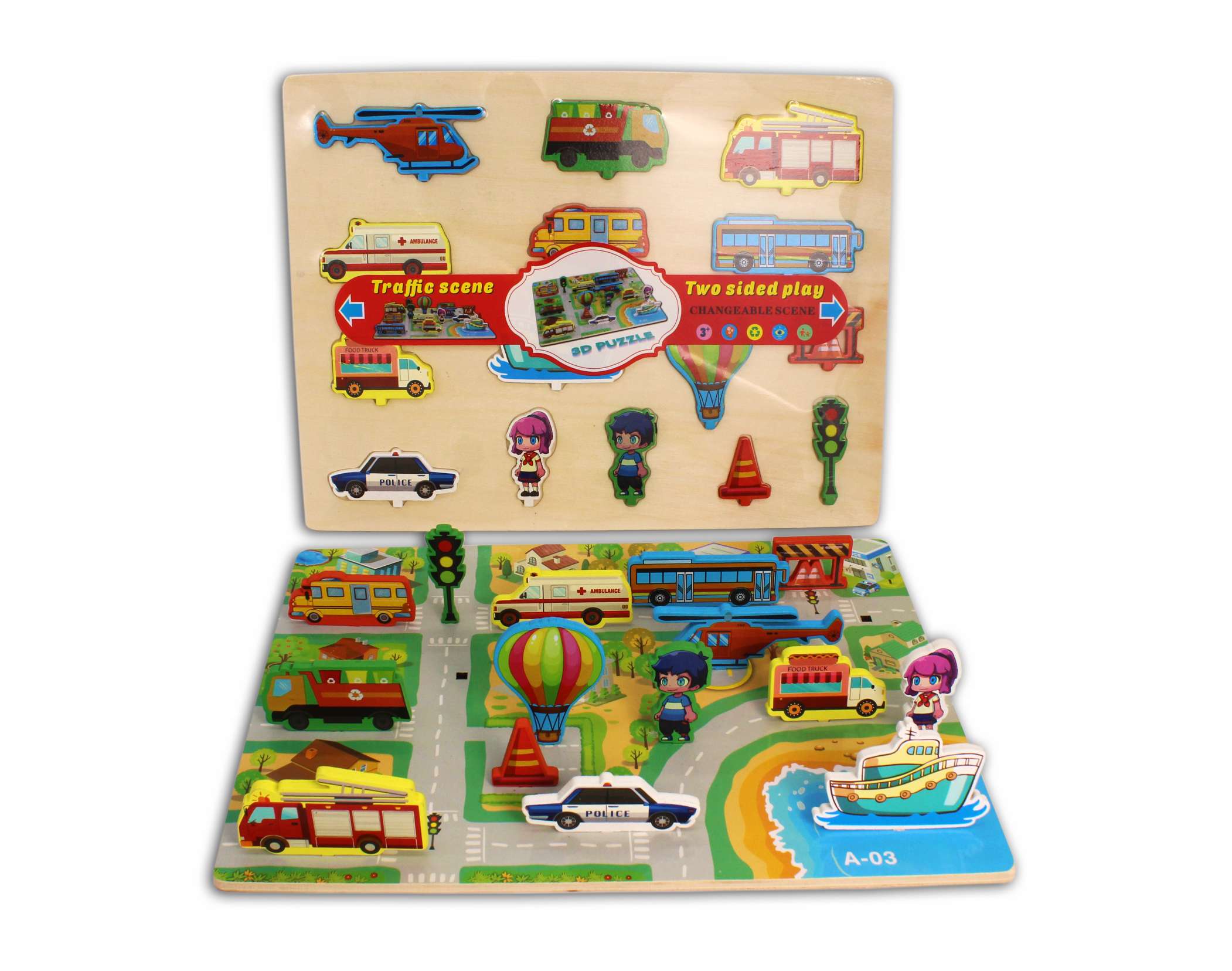 3D scene puzzle Item Picture