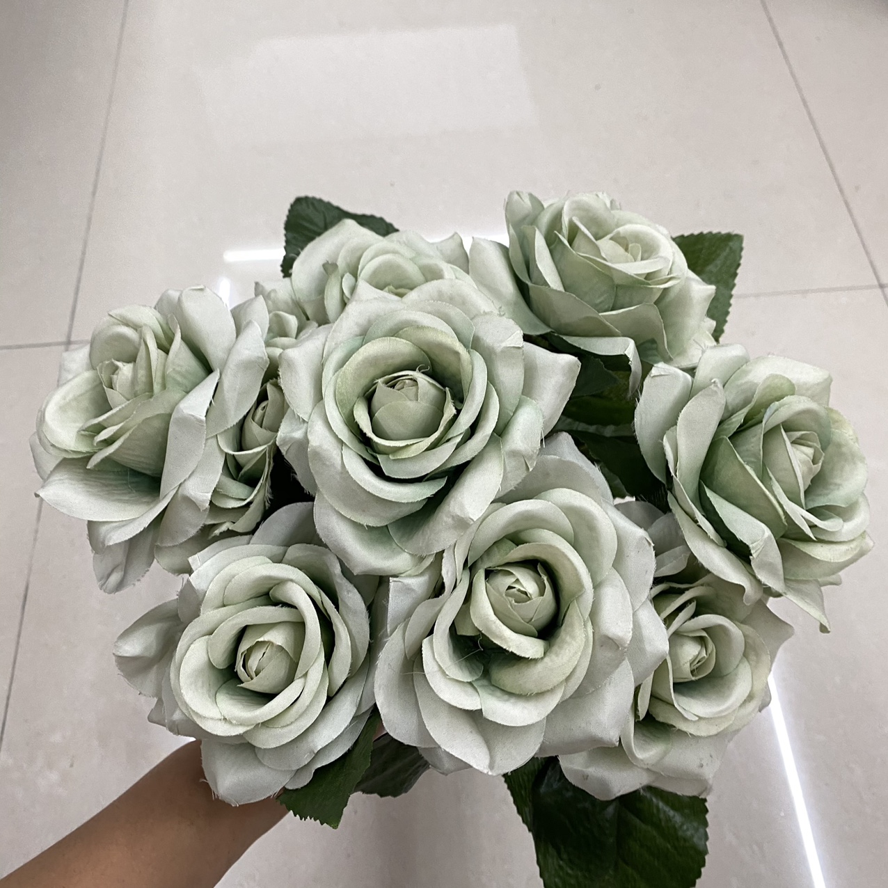 Bouquet of roses green