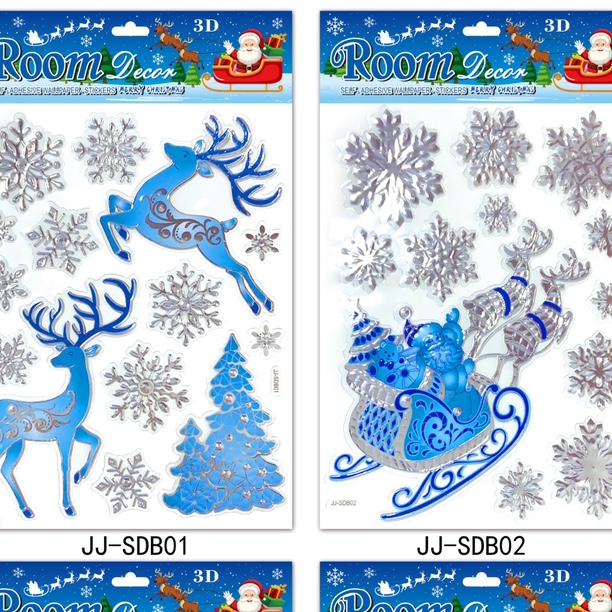 圣诞系列贴纸墙贴厂家直销量大从优