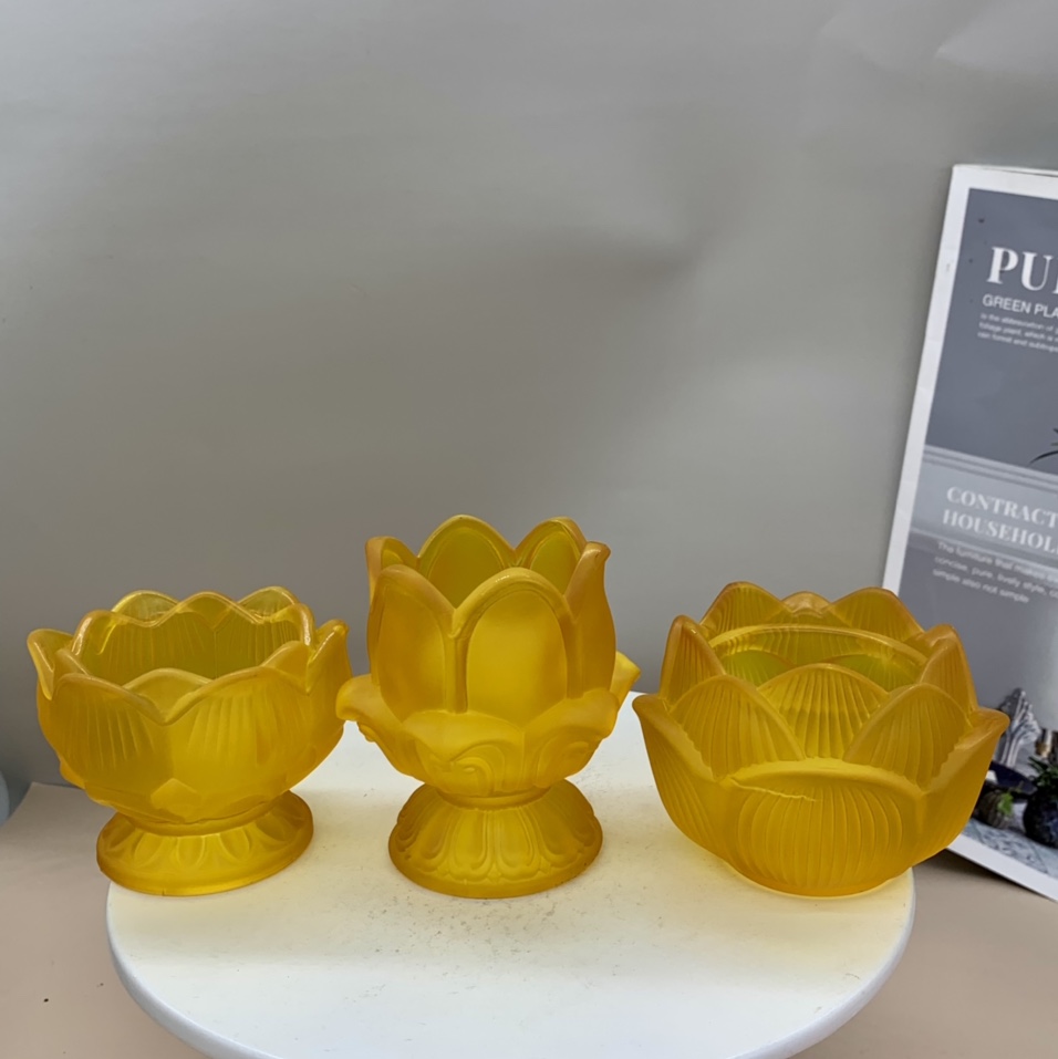 Various glass candle holders