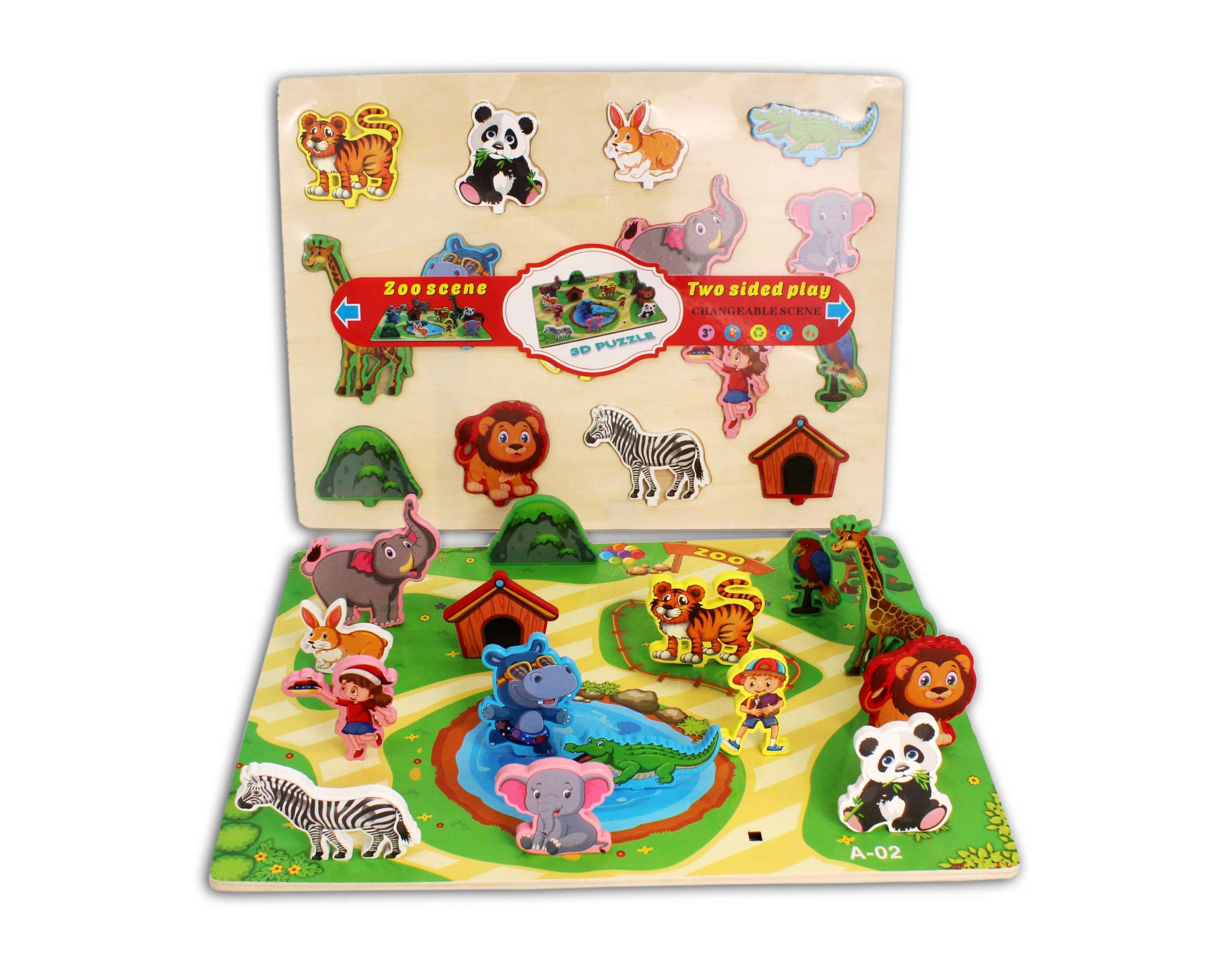 3D scene puzzle Specification image