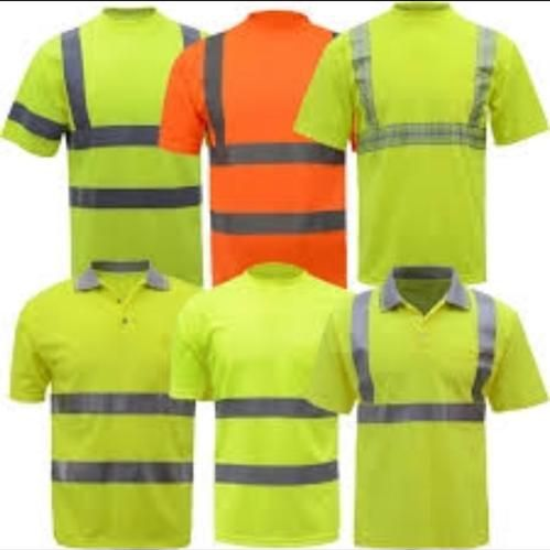 Quick-drying reflective short-sleeved shirt