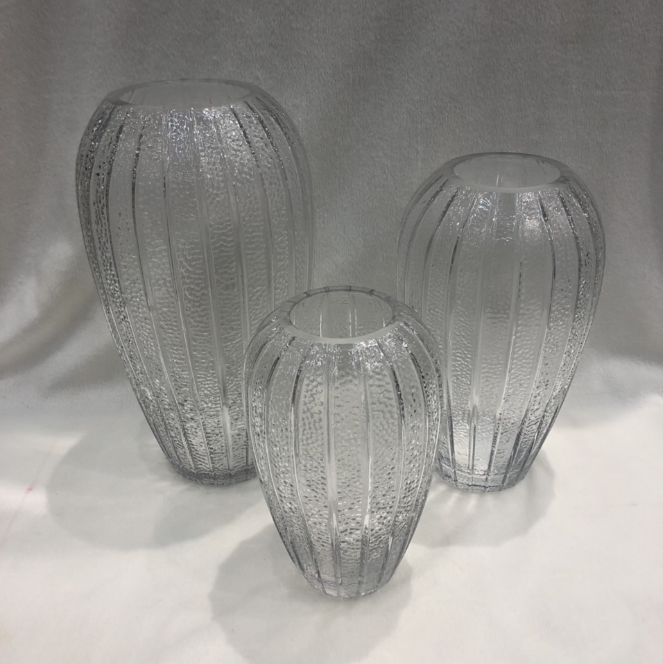 Simple vase Hydroponic succulent flower glass transparent vase Living room dried flower glass vase