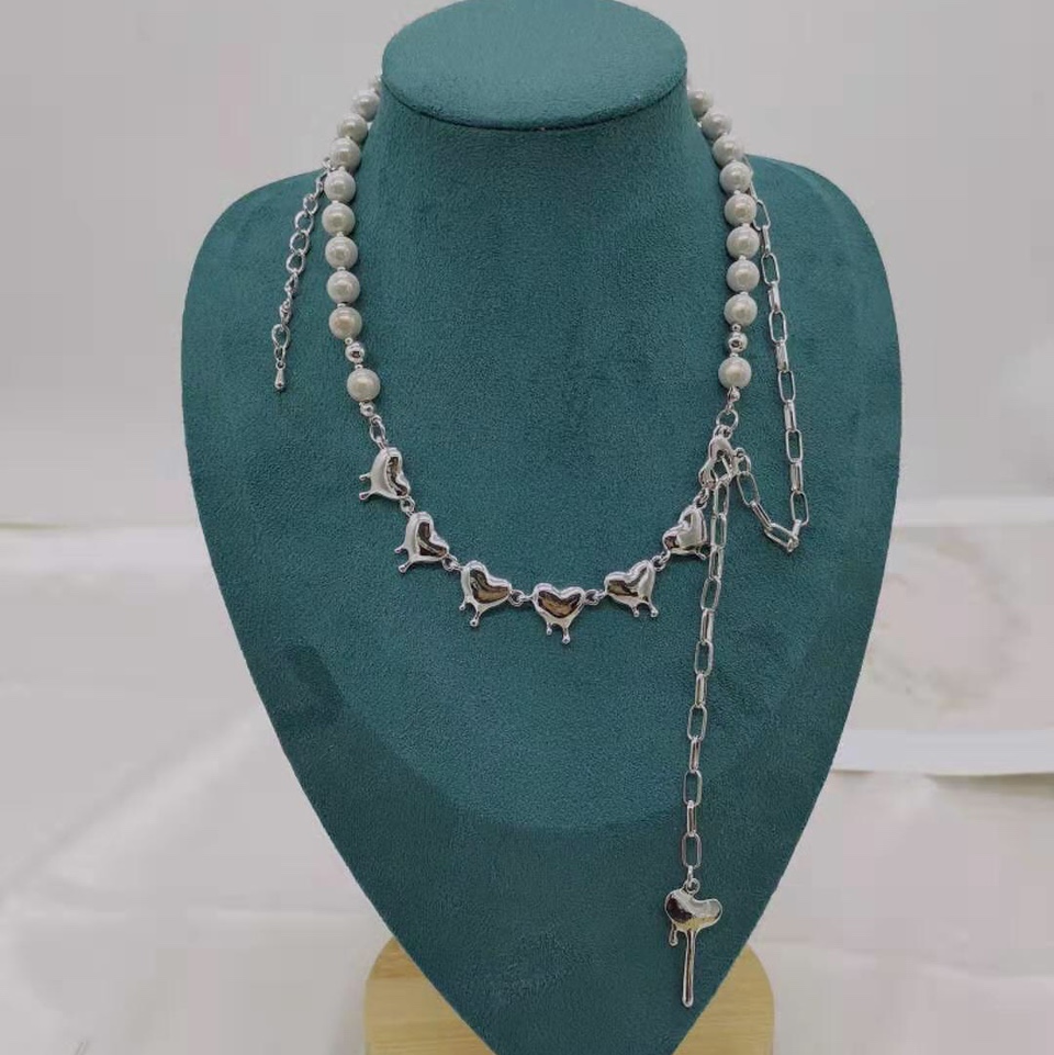 Alloy thick chain necklace