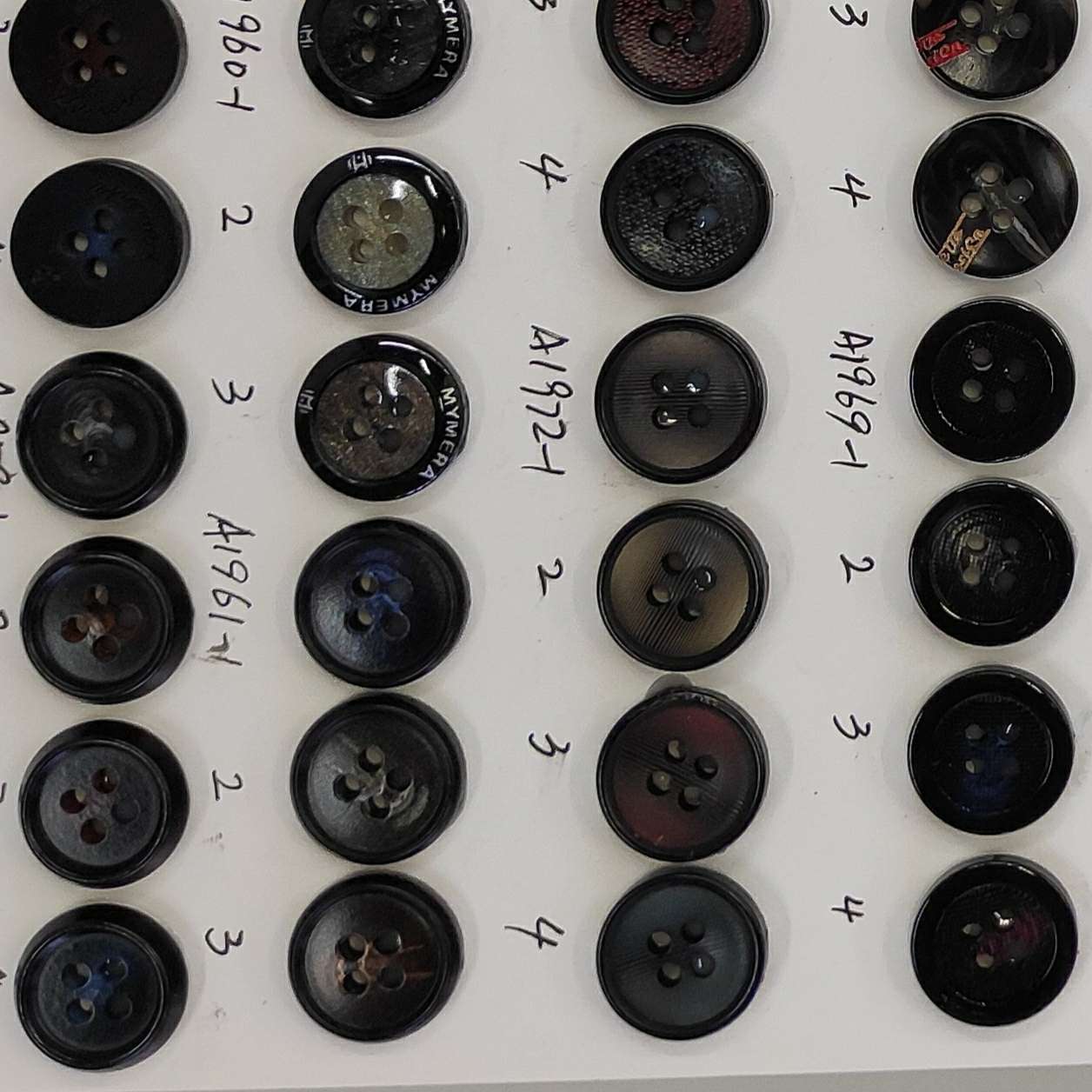 Fancy Stick Flower Shirt Button Big Button Specification drawing