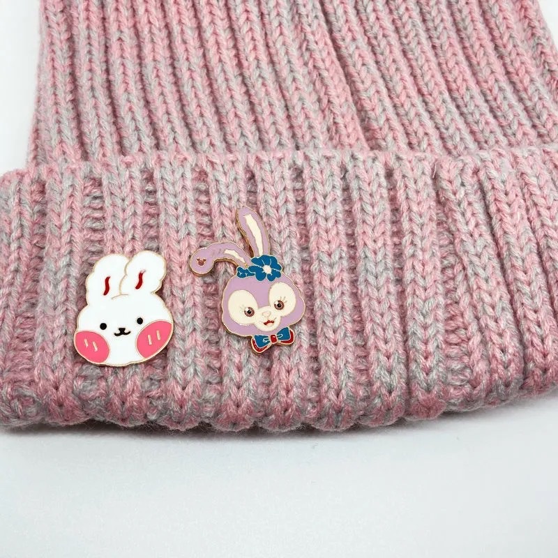 Stardew brooch, cute rabbit, Korean ing Duffy Bear, Shirley Rose Bear metal badge Specification image