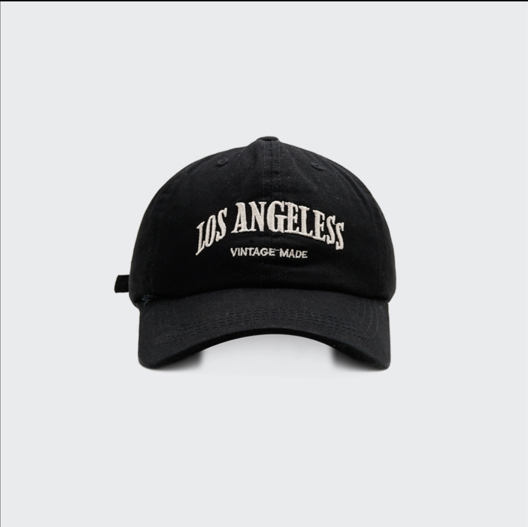 Korean Instagram Trend Retro Do Old Cowboy Embroidered Alphabet Baseball Cap Couple Outdoor Thin Summer Visor details Picture