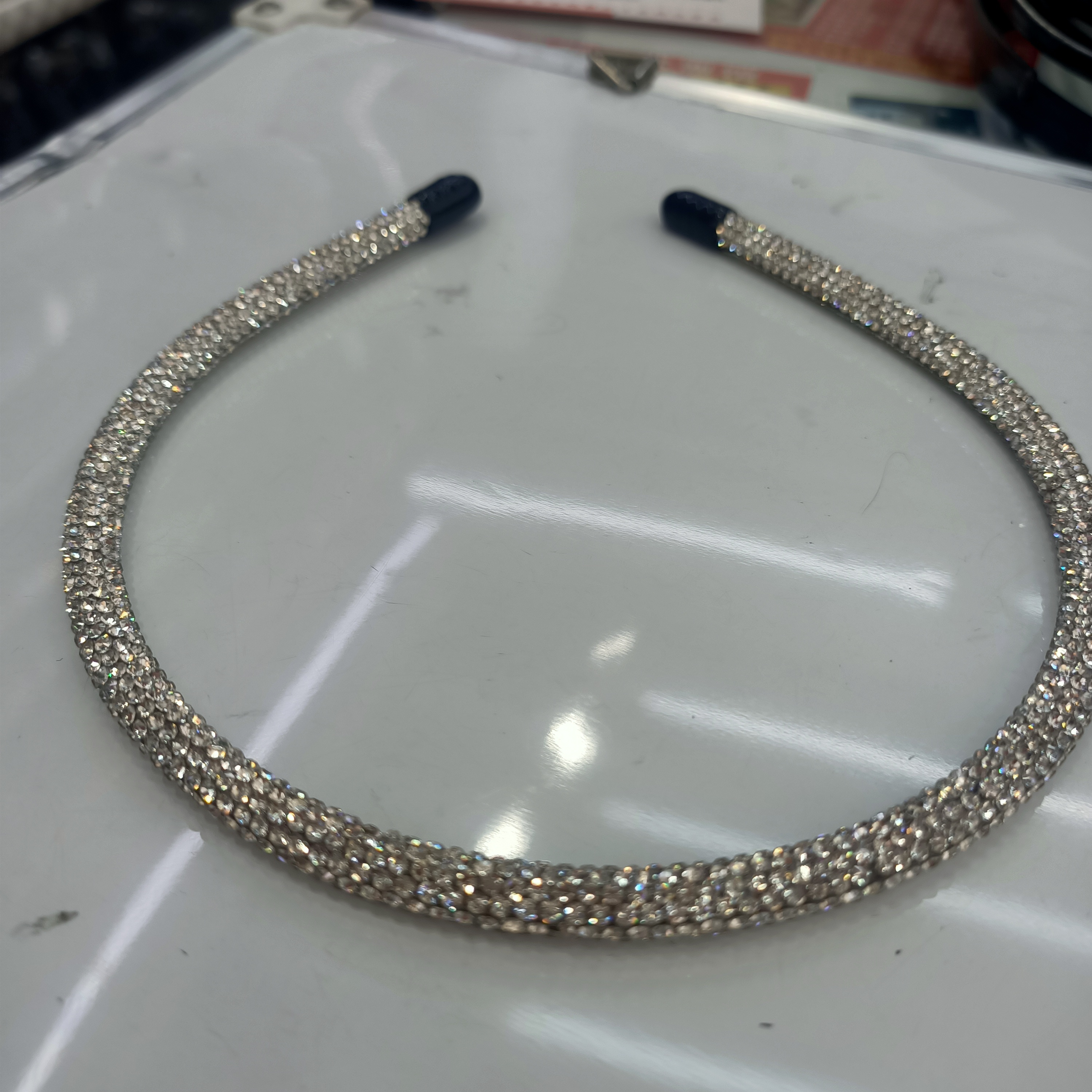 Rhinestone white