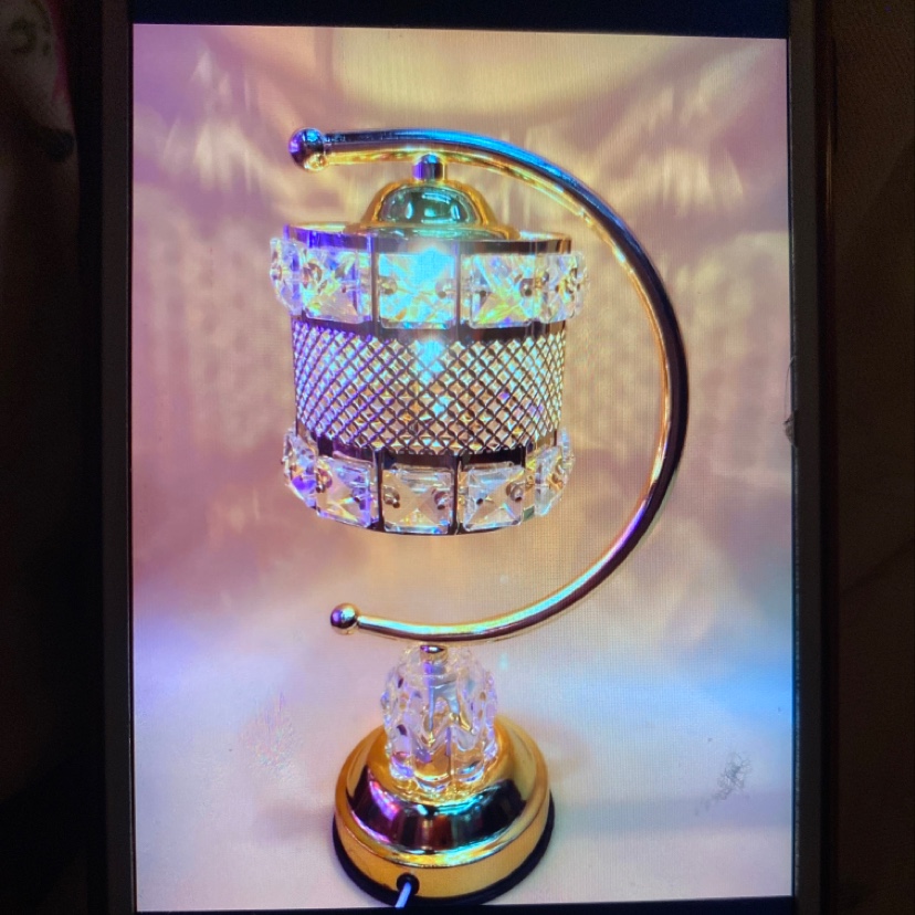 Aromatherapy lamp 3945 Bedroom table lamp, Crystal bedside lamp, European Night light 1