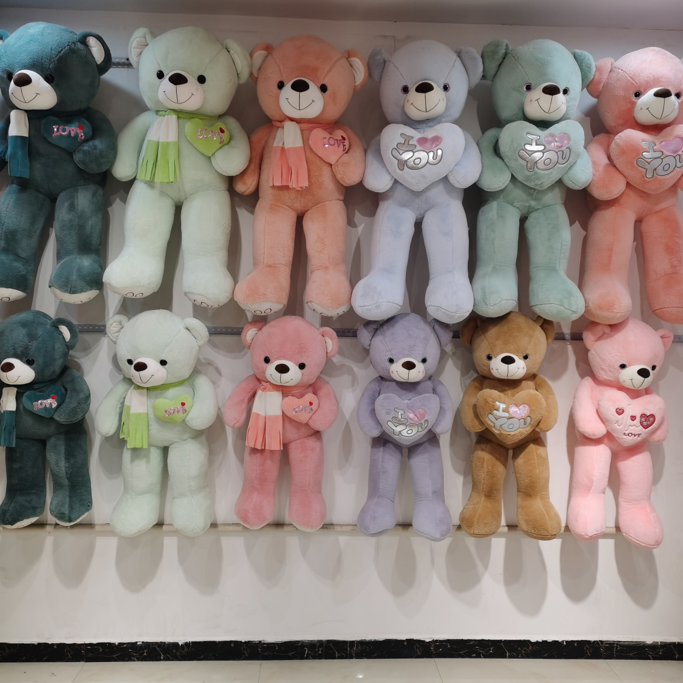 Dreamy Plush Toys, Heart-shaped Bear 0777 booth, premium plush auspicious doll pillows