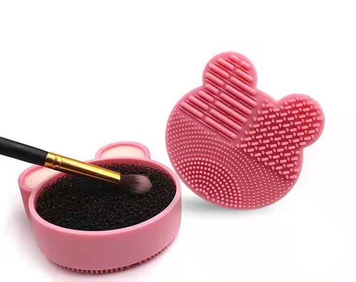 小熊硅胶洗刷器化妆刷清洁工具产品图