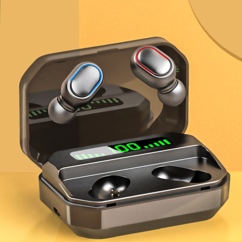 True wireless Bluetooth Headset 5.0 Binaural BM248 in-ear tri-true display